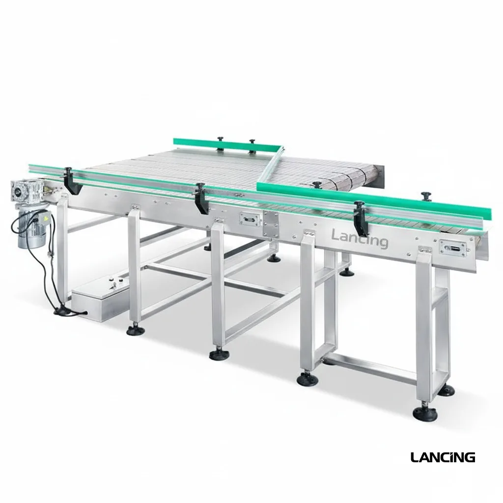 Infeed and outfeed conveyor